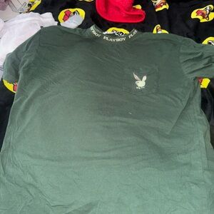 Playboy Olive Green Crew Neck Tee by pacsun